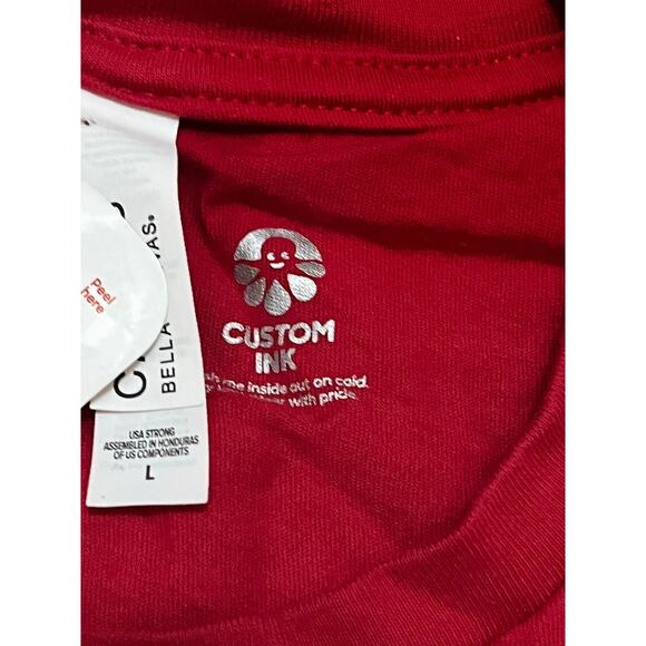 Custom Ink Men’s Red T-Shirt Size Medium - Picture 2 of 7